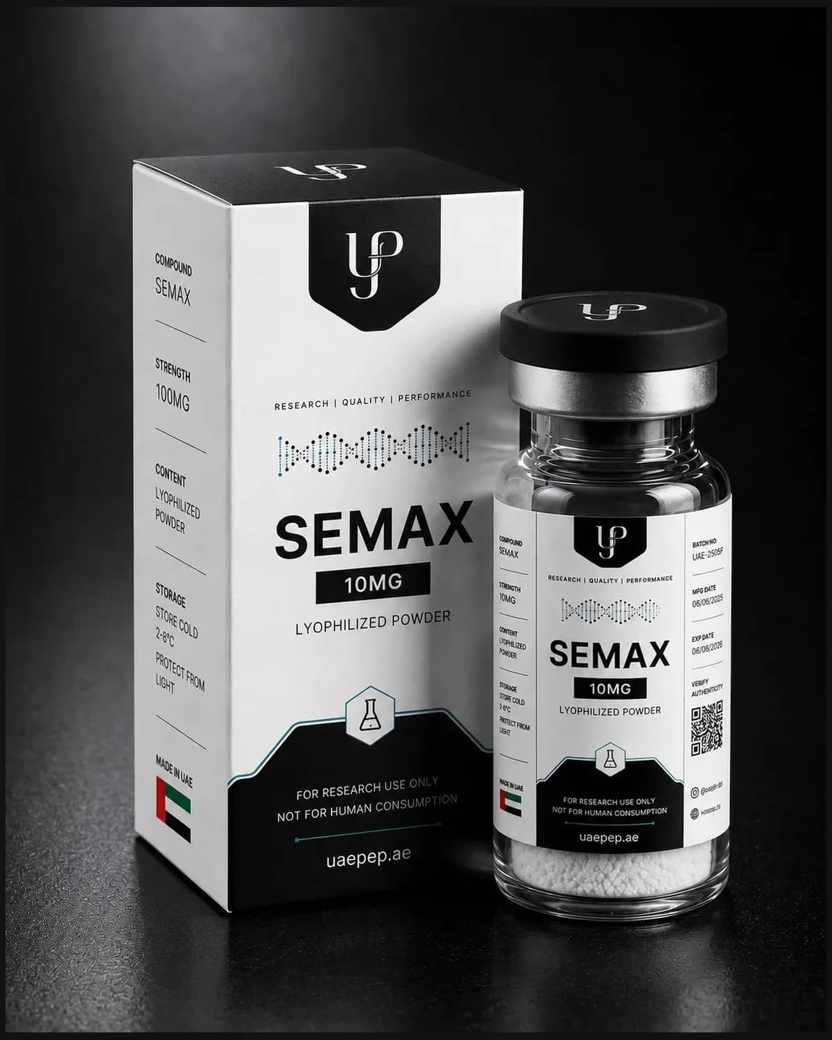 UAEPEP Semax research peptide packaging